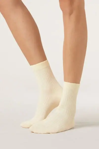 Calzedonia Calzini a Costine con Cashmere Donna