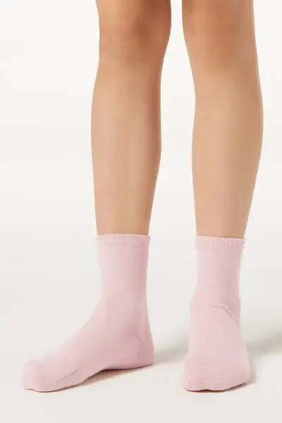 Calzedonia Calzini in Cotone Bambini Unisex Rosa