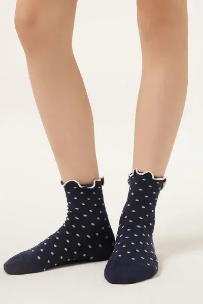 Calzedonia Calzini in Fantasia Bambini Unisex Blu