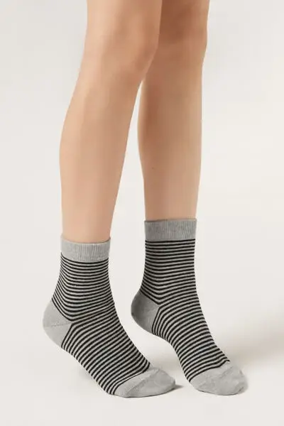 Calzedonia Calzini in Fantasia Bambini Unisex Grigio