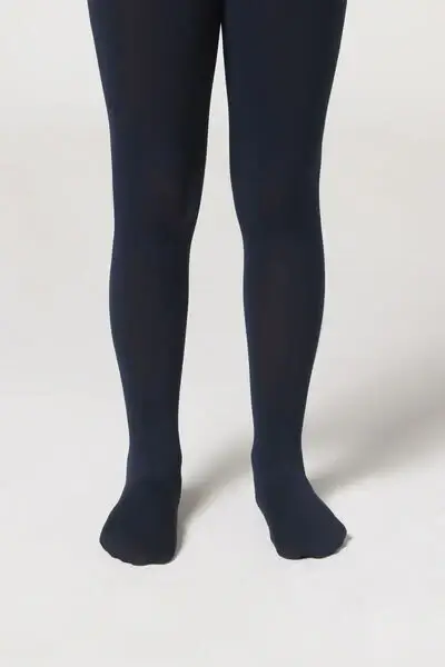 Calzedonia Collant Bambina 50 Denari Soft Touch Bambina Blu