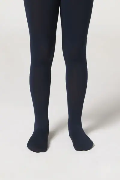 Calzedonia Collant Bambina 50 Denari Soft Touch Bambina Blu