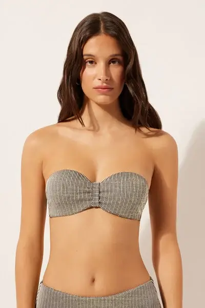 Calzedonia Fascia Costume Golden Stripes Donna