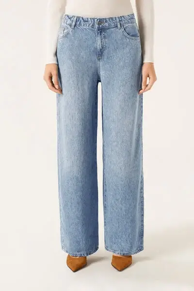 Calzedonia Jeans a Palazzo Ultra Soft Donna Blu