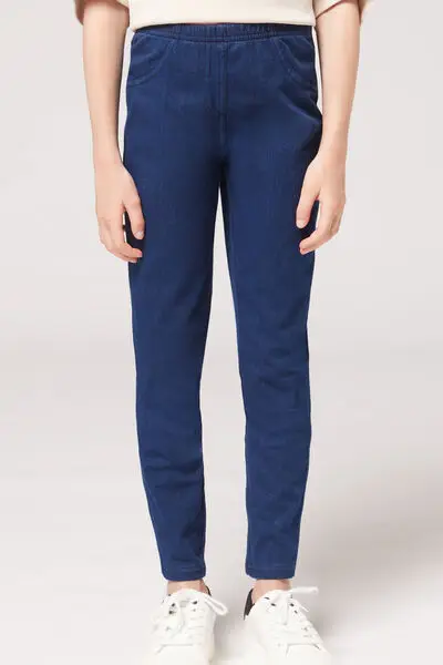 Calzedonia Jeggings Bambina Blu 2831317