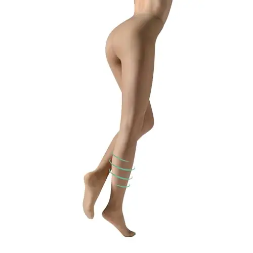 CALZITALY Collant Riposante, Compressione Forte 10mm/Hg, 70 DEN, S, M, L, XL, XXL, 3XL, 4XL, Made in Italy