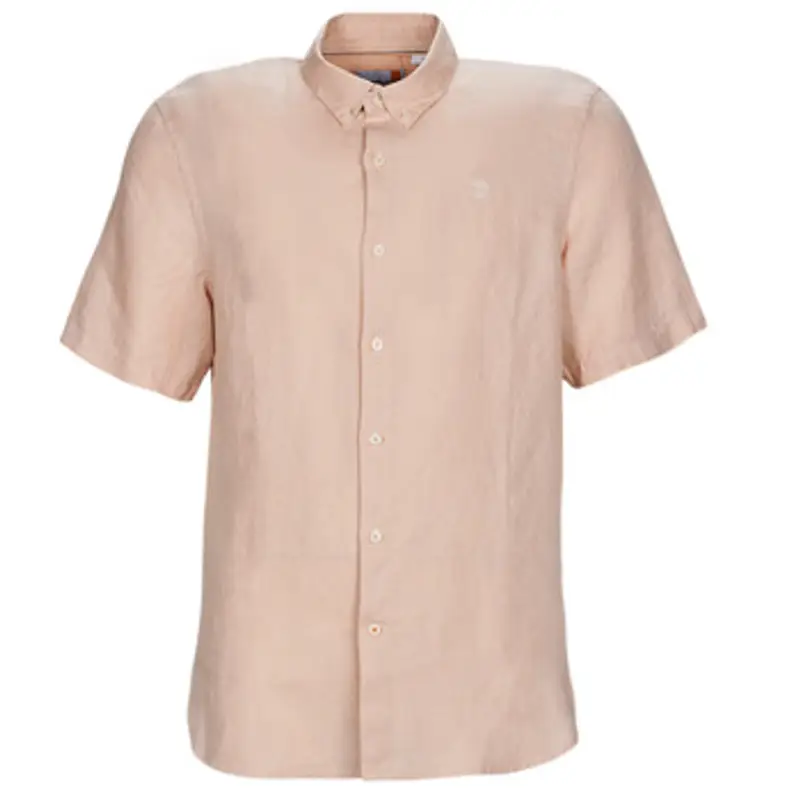 Camicia a maniche corte Timberland SS Mill River Linen Shirt Slim
