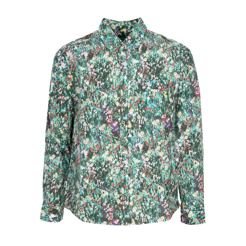 Obey Camicia Manica Lunga Donna W Spring Garden L/s Shirt Fairway Multi