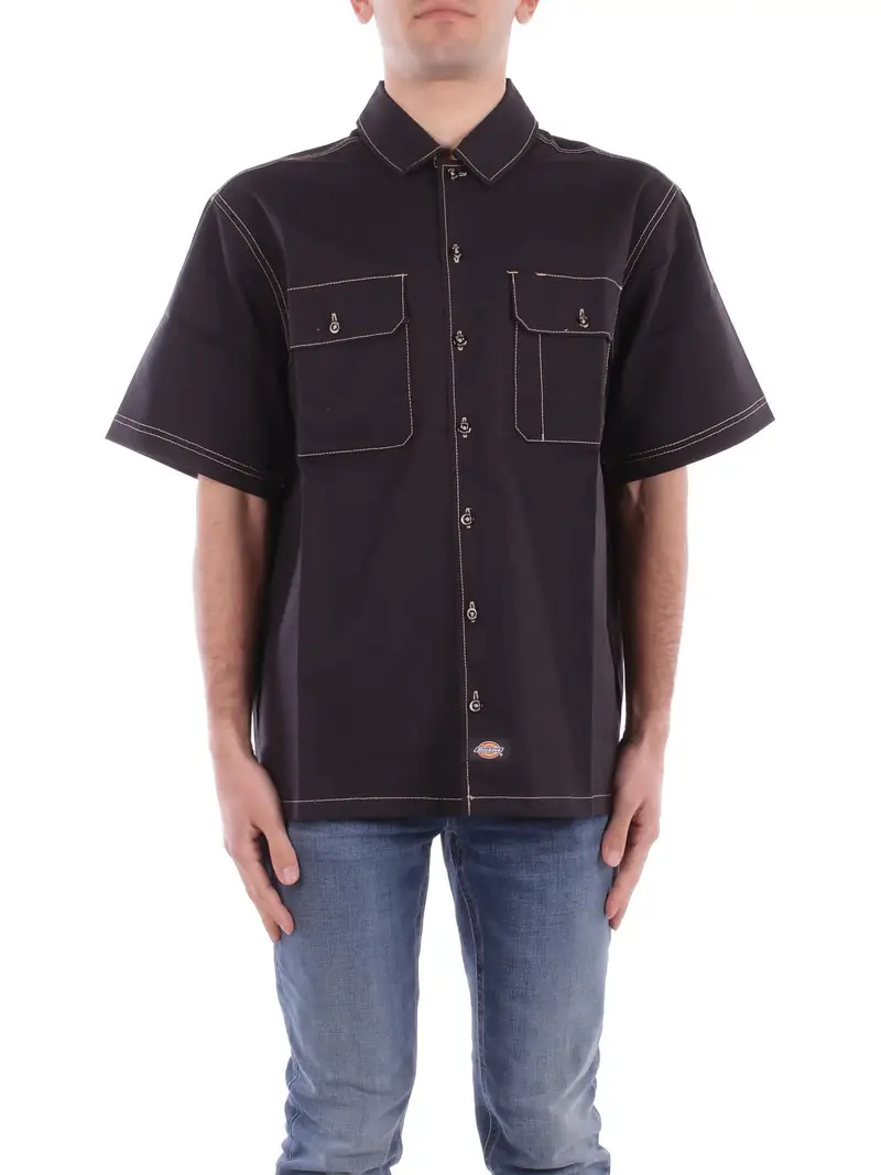DICKIES Camicia Uomo Black Riverbend work shirt