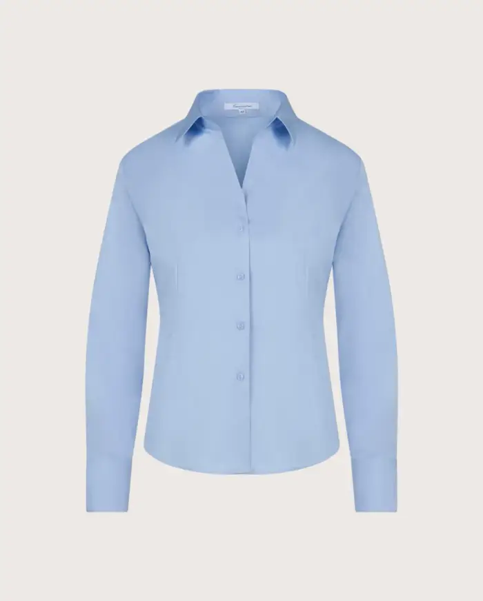 Camicissima Camicia nicole in rasatello azzurra