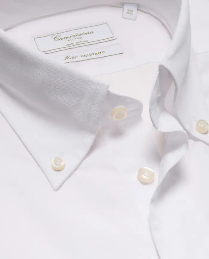 Camicissima Camicia permanent bianca fitted oristano oristano button down