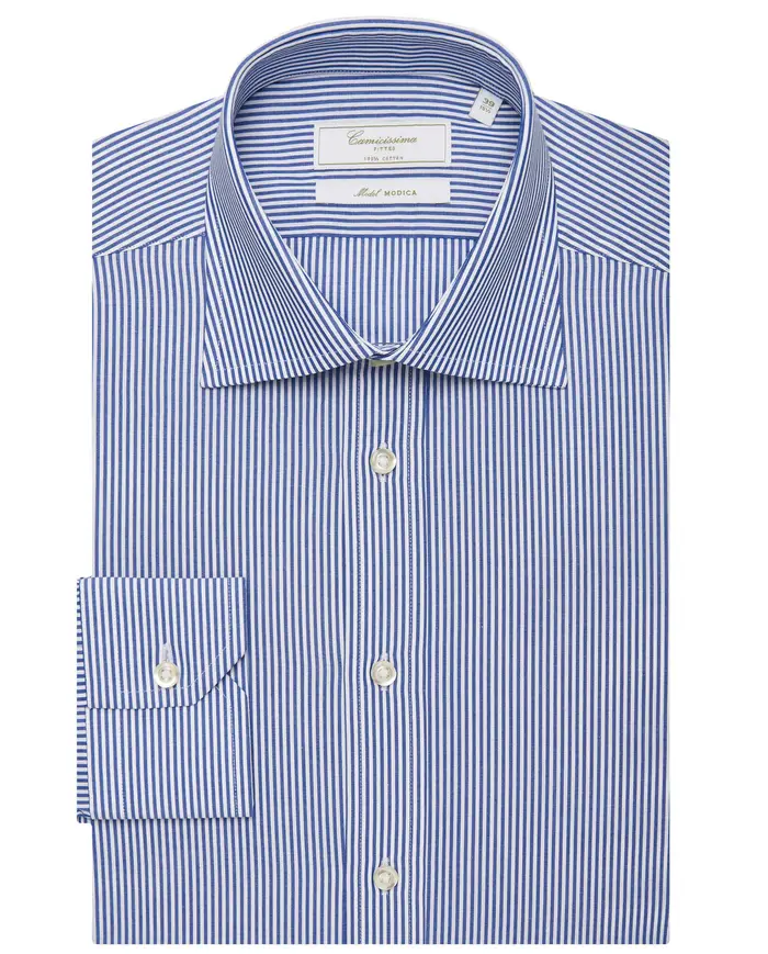 Camicissima Camicia permanent fitted a righe modica modica francese