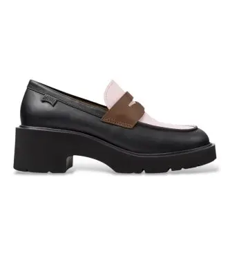 per donna K201425-036 Mocassini in pelle Milah Twins nero (40), 5 a 8cm, Nessuno, Casual