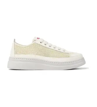 per donna K201625-011 Runner Up sneakers in pelle bianca (37), Bianco, 3 a 5cm, Stringhe, Casual, Sostenibile Multicolore