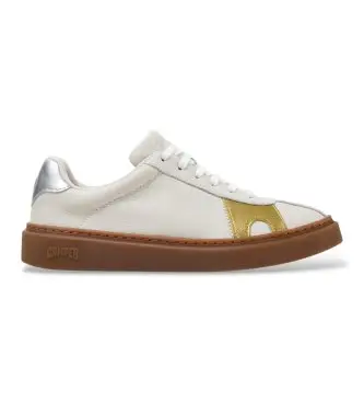 per donna K201909-005 Sneaker in pelle Runner Twentyfive Twins bianco sporco (42), Basso, Stringhe, Casual