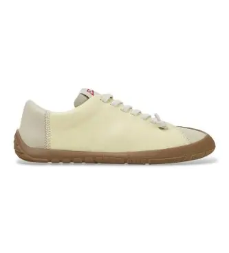 per donna K201940-011 Sneaker in pelle Peu Path+ Twins beige (41), Basso, Stringhe, Casual Bianco