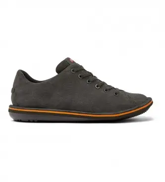 per uomo 18648-071 Scarpe in pelle grigio scarabeo (39), 1 a 3 cm, Stringhe, Casual
