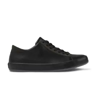 Camper per uomo K100231-027 Scarpe da ginnastica Andratx in pelle nera, Nero, Basso, Stringhe, Casual Grigio