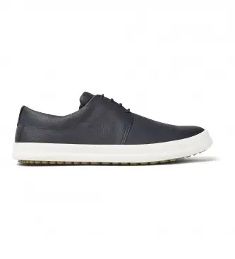Camper per uomo K100836-011 Scarpe Marine Chasis in pelle, Basso, Stringhe, Casual, Navy Blu