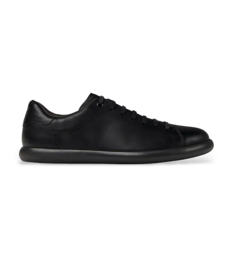 Camper per uomo. K101003-001 Sneakers in pelle Soller Pelotas nere, Nero, Basso, Stringhe, Casual