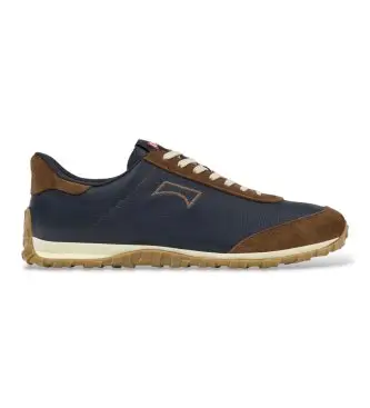 per uomo K101097-008 Sneaker in pelle Drift Walk blu e marrone (45), Basso, Stringhe, Casual