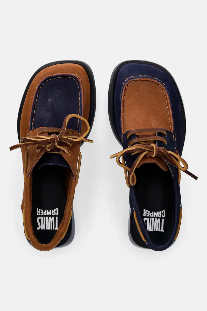 Camper scarpe da donna in nubuk TWS Blu navy