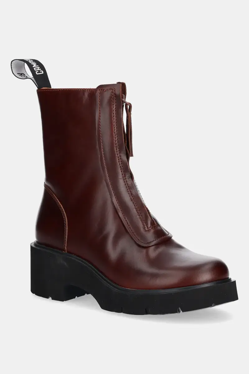 Camper stivaletti alla caviglia in pelle Milah donna colore marrone K400776-007