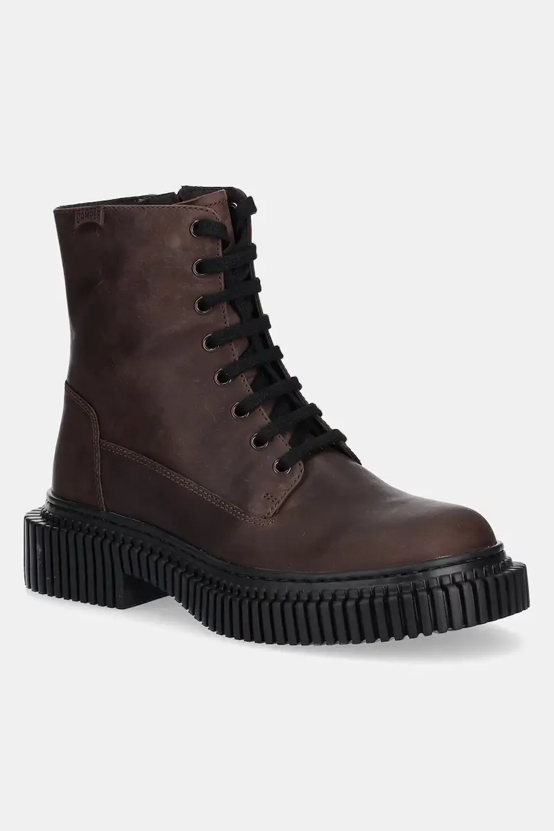 Camper stivali da motociclista in pelle Pix Berlin donna colore marrone K400808-001