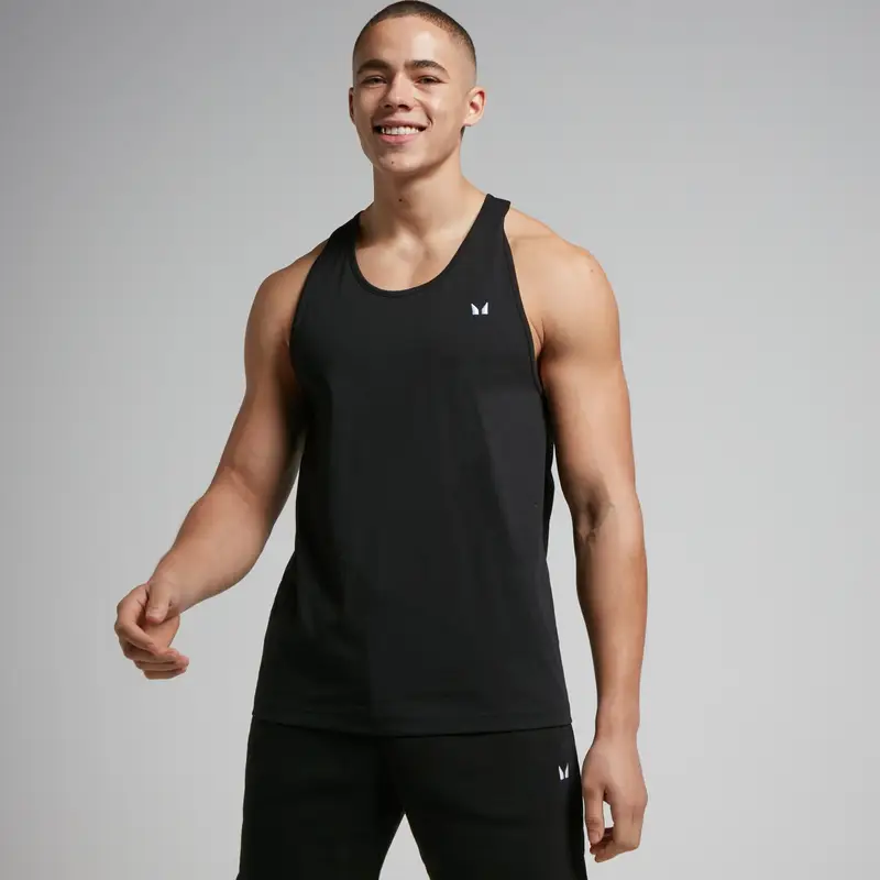 MP Canotta a spalline strette Rest Day da uomo - Nera