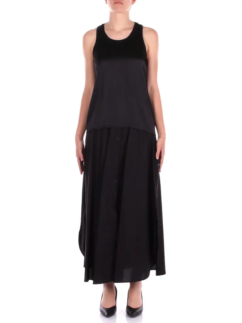 MANILA GRACE Canotta Donna Nero Canotta