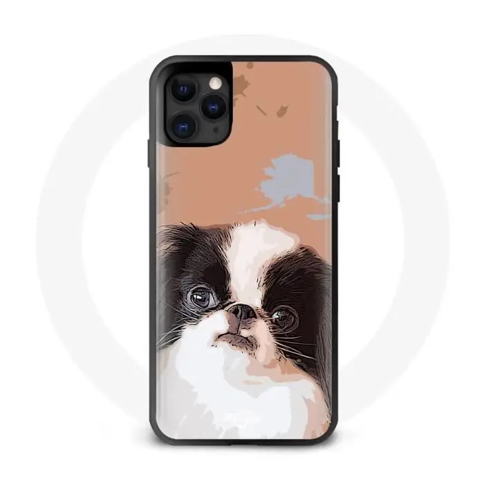 CAPACHEAP Coque Iphone 11 Epagneul Japonais