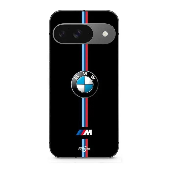 CAPACHEAP Coque - MANIACASE - Google Pixel 9 - Silicone - Souple - Logo BMW nero
