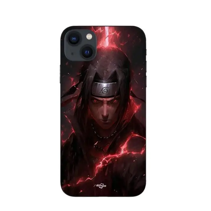 CAPACHEAP Coque Maniacase pour iPhone 15 Plus itachi uchiwa anime 3D fanart