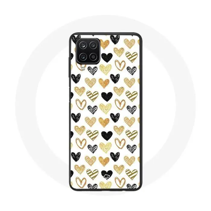 CAPACHEAP Cover per Samsung Galaxy A42 5G Sfondo di cuori