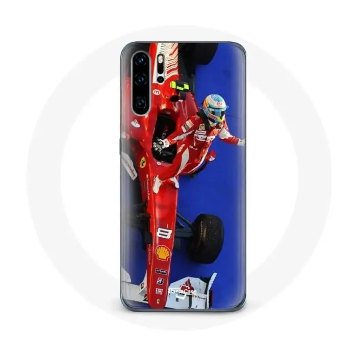 CAPACHEAP Cover per samsung galaxy P30 pro Fernando Alonso Pilota automobilistico F1 Rosso