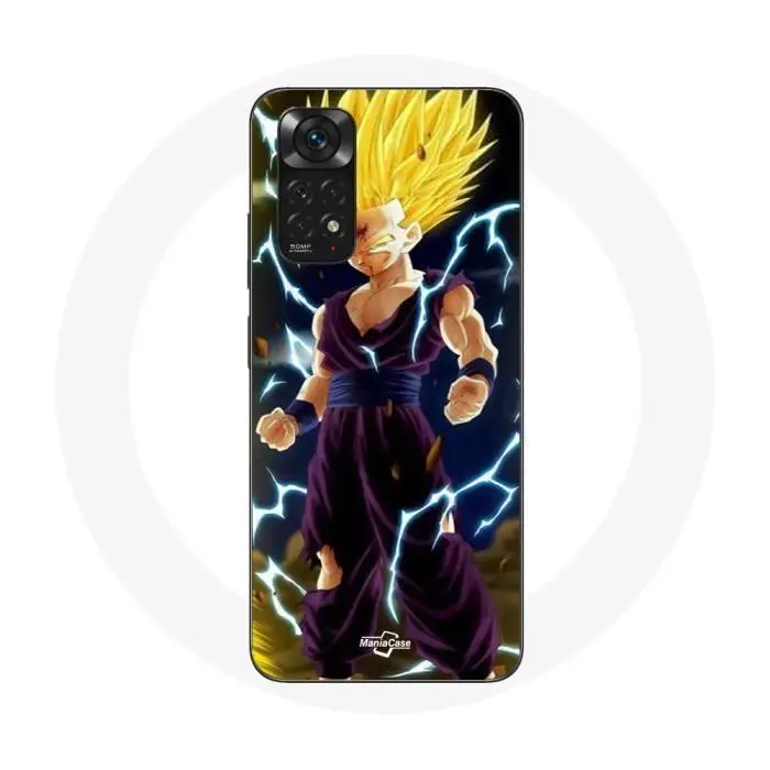 CAPACHEAP Cover per Xiaomi Redmi Note 11 4G Dragon ball z Super SSJ2 Gohan