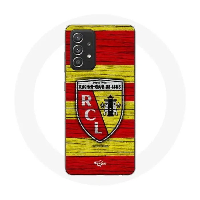 CAPACHEAP Custodia - Maniacase - Samsung Galaxy A52 - Giallo e Rosso - Morbida - Rcl Lens Originale nero