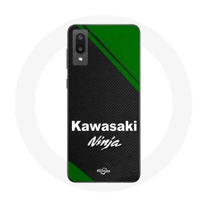 CAPACHEAP Custodia per Samsung Galaxy A02 Kawasaki Ninja Logo