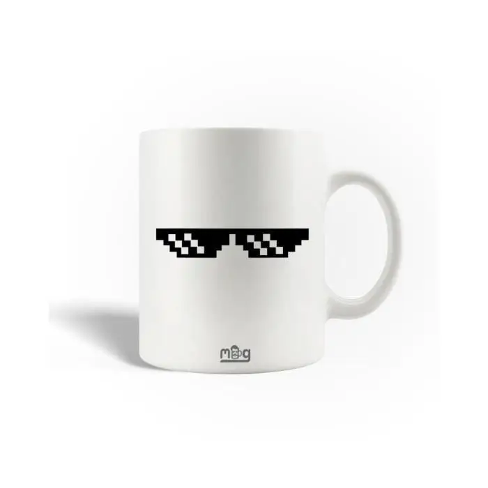 Mug en Céramique Thug Life Glasses