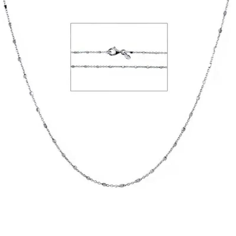 cappagli charme catena con dadini in argento 44 cm
