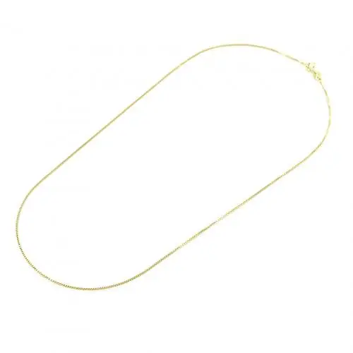 cappagli charme catena unisex veneziana in argento dorato 40 cm