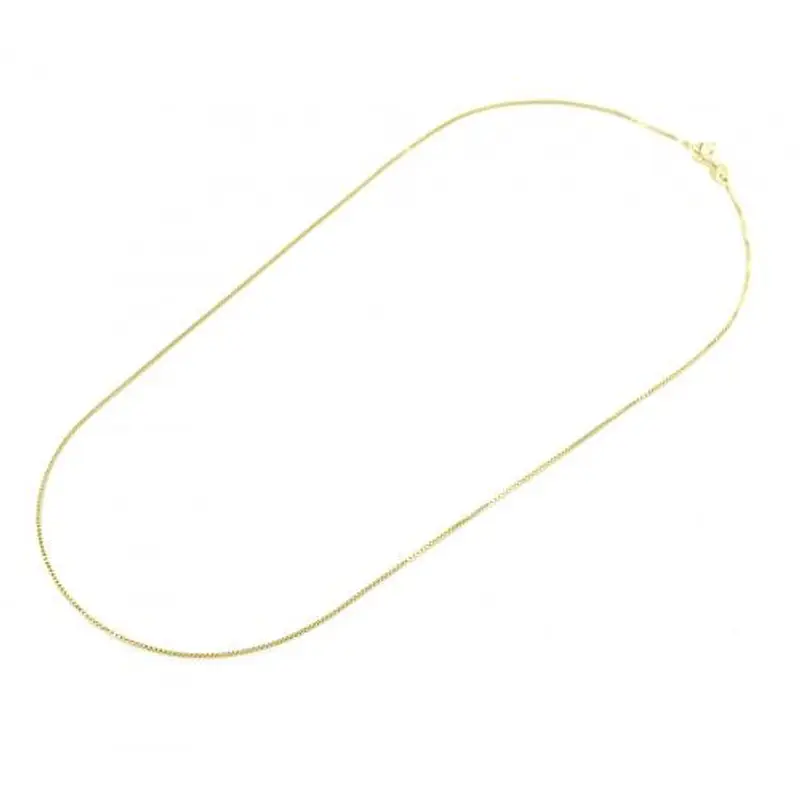 cappagli charme catena unisex veneziana in argento dorato 60 cm