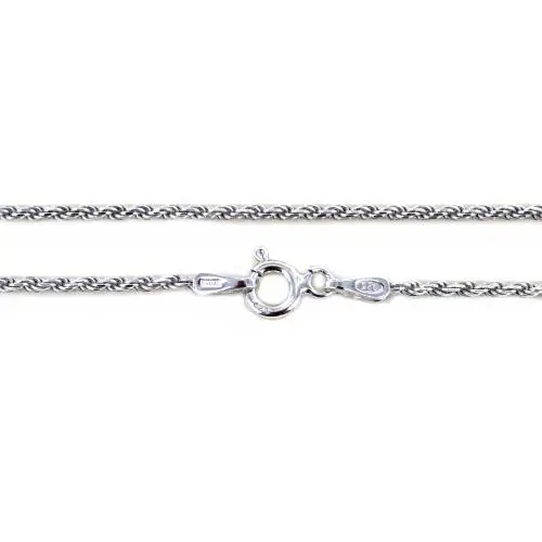 cappagli charme collana fune unisex in argento 60 cm