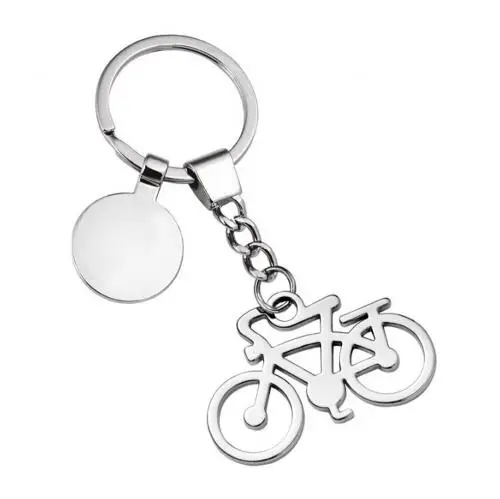 cappagli charme portachiavi argentato bicicletta bike