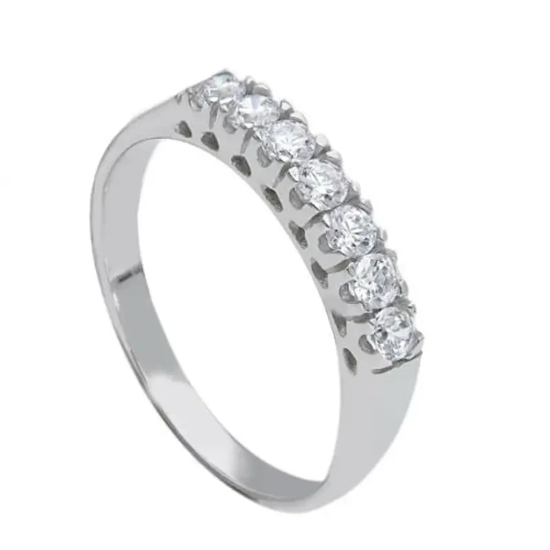 cappagli gioielli anello riviera in oro con zirconi