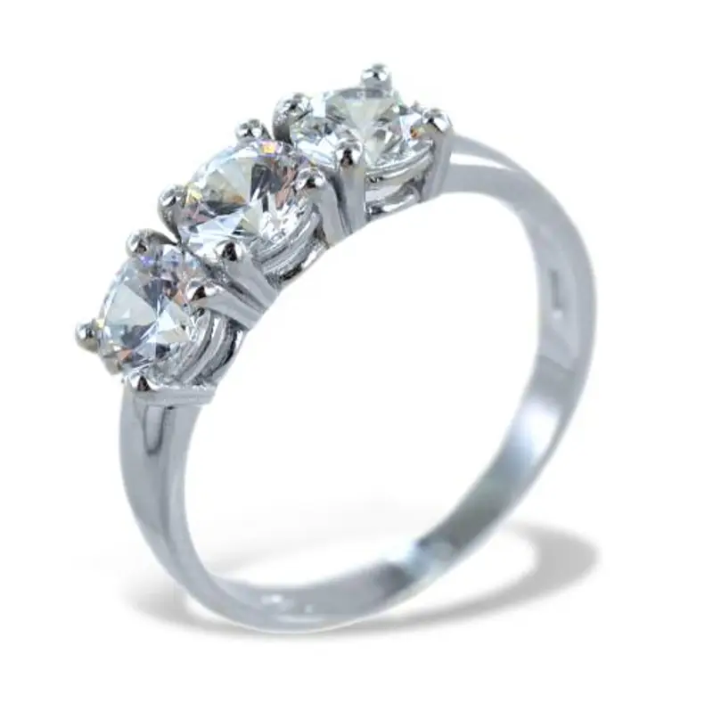 cappagli gioielli anello trilogy in oro con zirconi