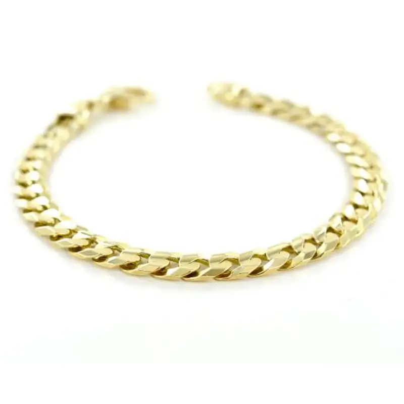 cappagli gioielli bracciale da uomo in oro maglia groumette 23.00 cm