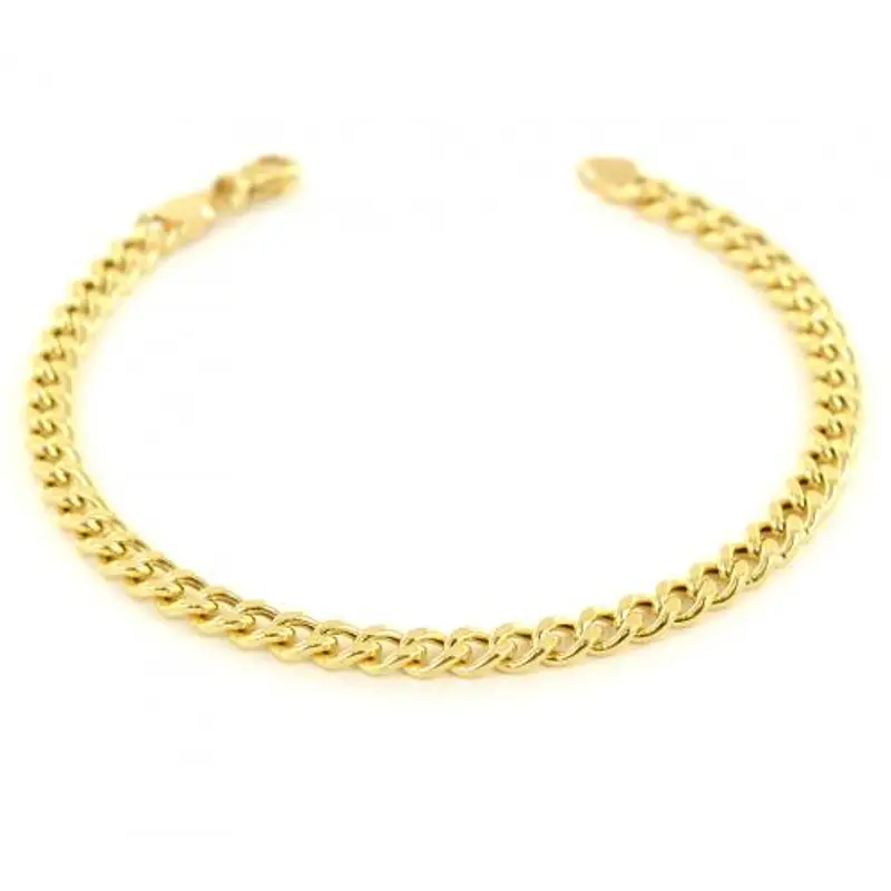 cappagli gioielli bracciale in oro da uomo groumette 21.00 cm manifattura aretina