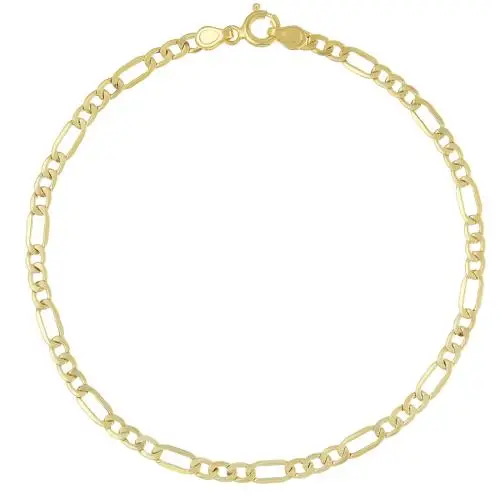cappagli gioielli bracciale in oro da uomo groumette alternata 21 cm leggero