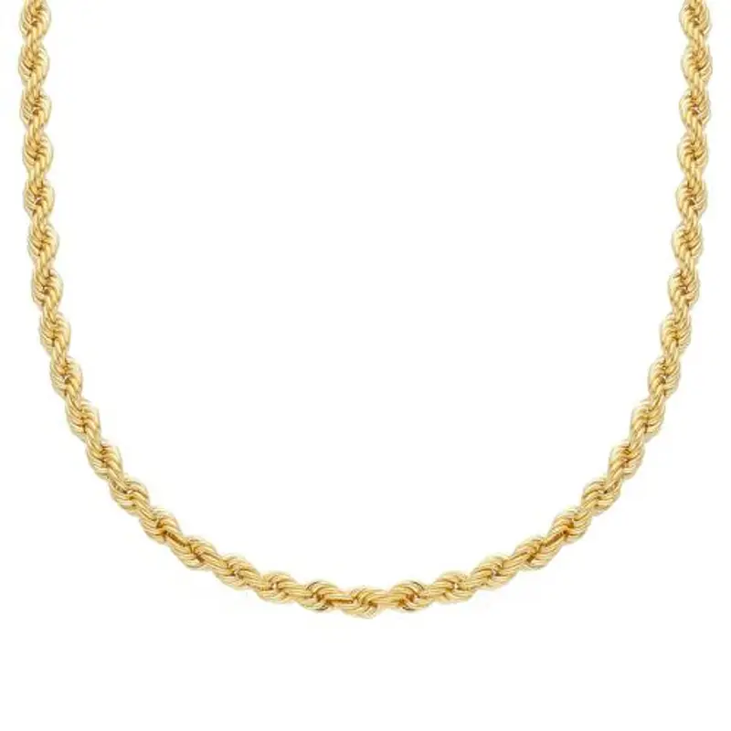 cappagli gioielli catena unisex in oro giallo modello fune 60 cm media